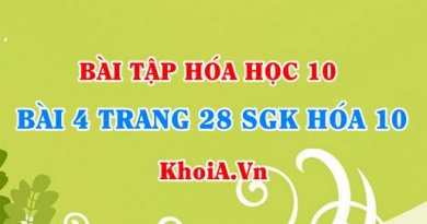 Bài 4 trang 28 SGK Hóa 10: Cấu hình Electron nguyên tử, thứ tự mức năng lượng trong nguyên tử